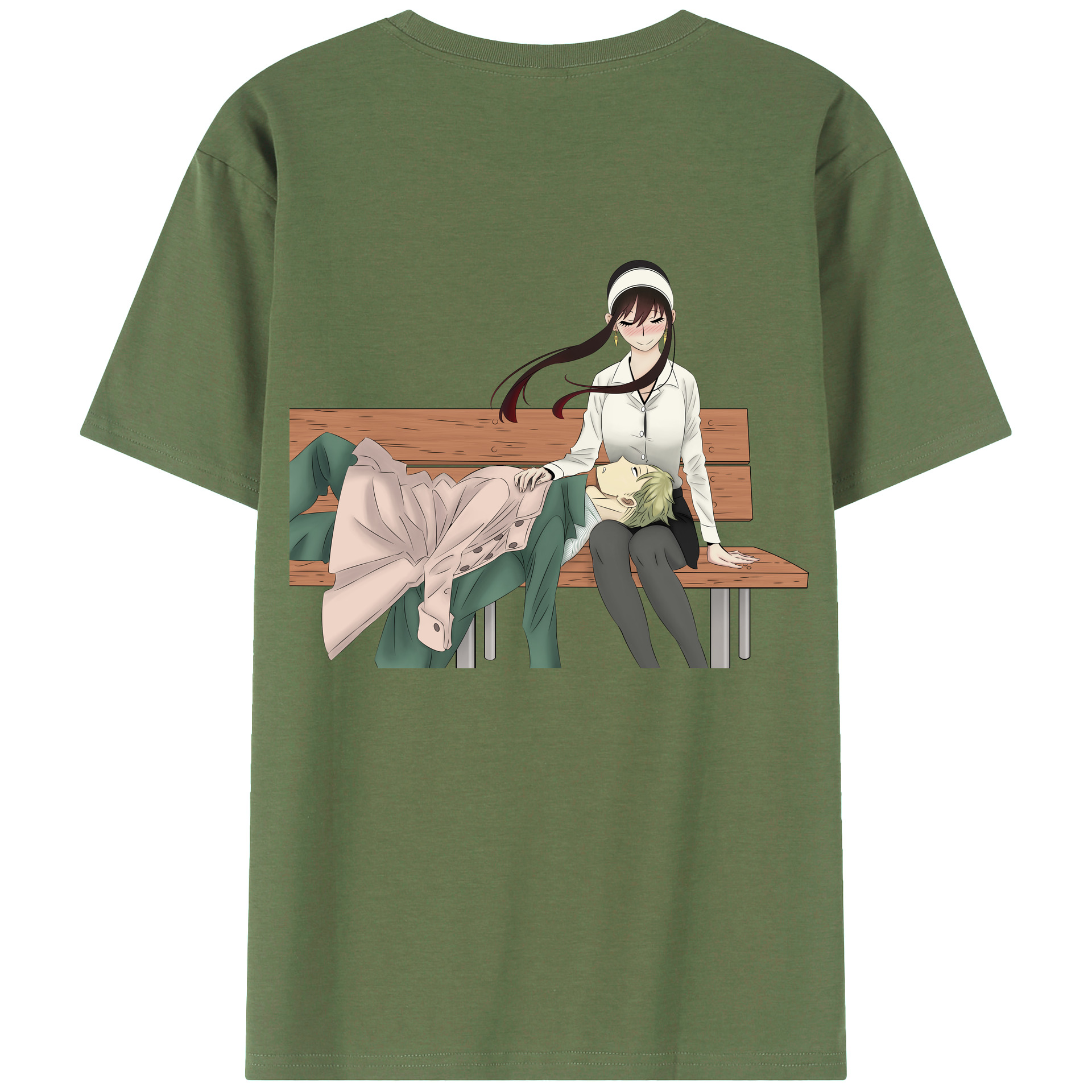 （画像用） SPY×FAMILY间谍家家酒 綿100％ メンズ半袖Tシャツ（バックプリント） 通気性